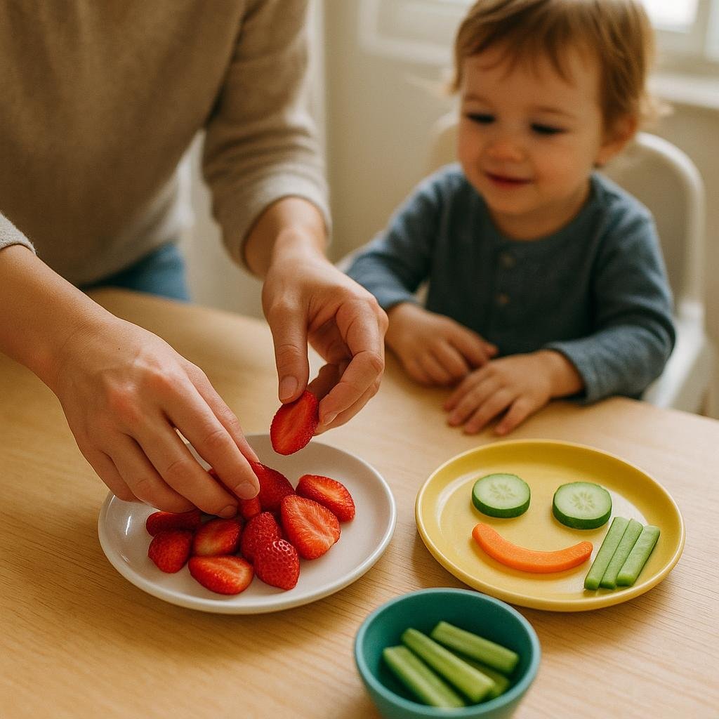 Colorful healthy lunch for a child